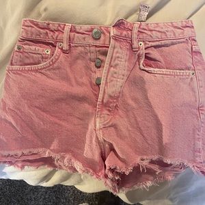 Zara pink shorts